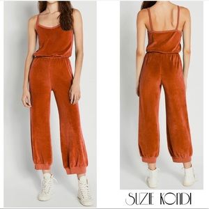 Suzie Kondi The Giorgi Tank Jumpsuit in Velour